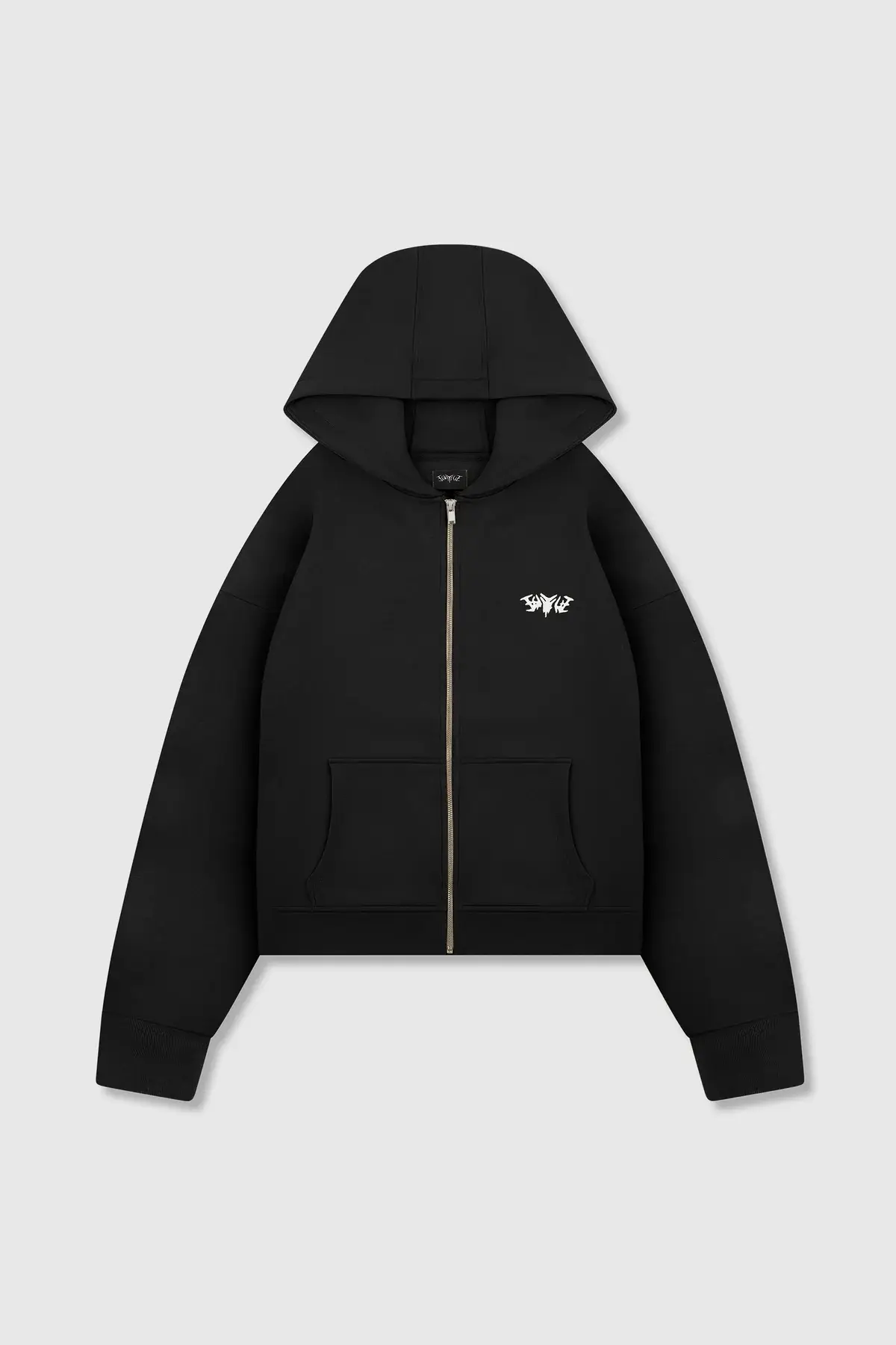 45keys Basic Zip Hoodie Black (15) 45keys Basic Zip Hoodie Black (15)
