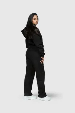 45keys Basic Zip Hoodie Black (5)
