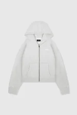 45keys Basic Zip Hoodie Grey Melange (1)