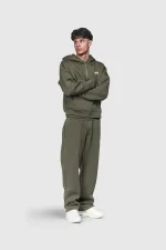 45keys Basic Zip Hoodie Olive (5)