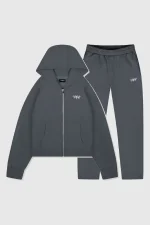 45keys Basic Zip Tracksuit Anthrazit (9)