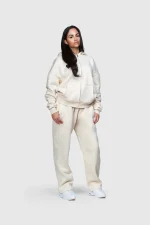 45keys Basic Zip Tracksuit Creme (3)