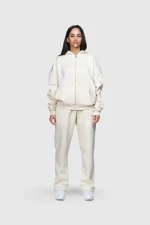 45keys Basic Zip Tracksuit Creme (4)