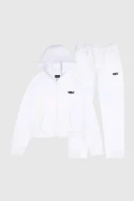 45keys Basic Zip Tracksuit White (5)