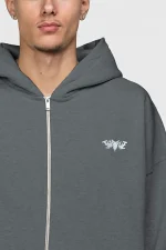 45keys Basic Zipper Hoodie Anthrazit (11)
