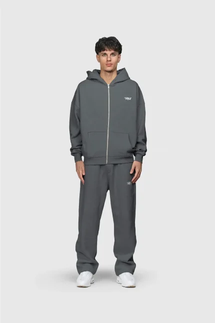 45keys Basic Zipper Hoodie Anthrazit (16)