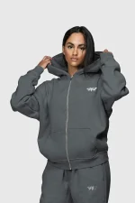 45keys Basic Zipper Hoodie Anthrazit (2)