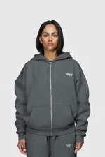 45keys Basic Zipper Hoodie Anthrazit (5)