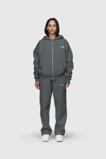 45keys Basic Zipper Hoodie Anthrazit (8)