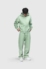 45keys Basic Zipper Hoodie Mint (18)