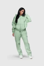 45keys Basic Zipper Hoodie Mint (7)