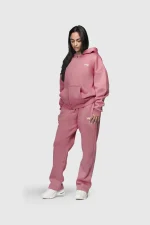 45keys Basic Zipper Hoodie Rose (10)