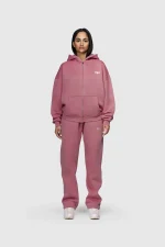 45keys Basic Zipper Hoodie Rose (12)
