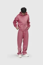 45keys Basic Zipper Hoodie Rose (19)
