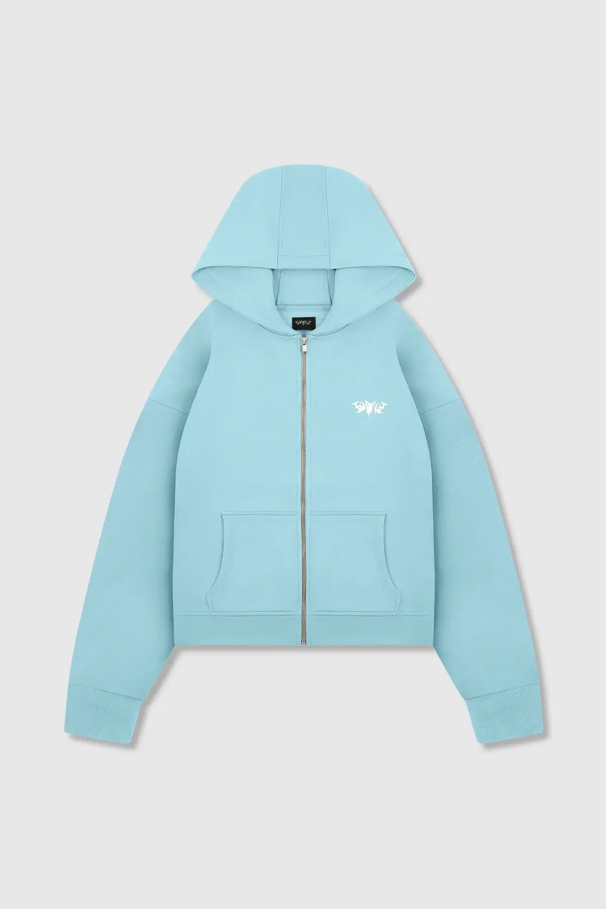 45keys Basic Zipper Hoodie Turquoise (1) 45keys Basic Zipper Hoodie Turquoise (1)
