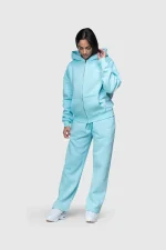 45keys Basic Zipper Hoodie Turquoise (15)