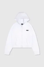 45keys Basic Zipper Hoodie White (1)