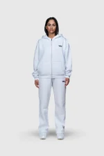 45keys Basic Zipper Hoodie White (3)