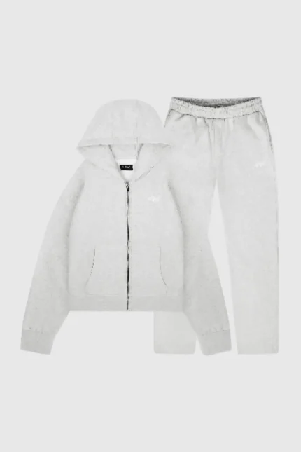 45kkeys Basic Zip Tracksuit Grey (8)