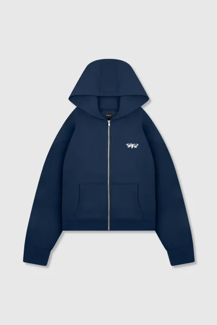 45kkeys Basic Zip Tracksuit Navy (1)