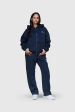 45kkeys Basic Zip Tracksuit Navy (3)
