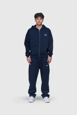 45kkeys Basic Zip Tracksuit Navy (7)