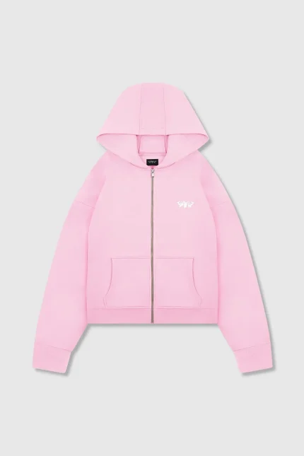45kkeys Basic Zip Tracksuit Pink (1)
