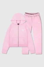 45kkeys Basic Zip Tracksuit Pink (10)