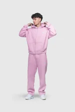 45kkeys Basic Zip Tracksuit Pink (2)