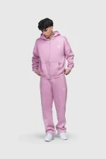 45kkeys Basic Zip Tracksuit Pink (4)