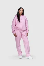45kkeys Basic Zip Tracksuit Pink (8)
